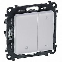 Светорегулятор клавишный VALENA LIFE, 400 Вт, белый | код. 752462 | Legrand