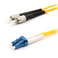 Патч-корд оптический переходной (SM), 9/125 (OS2), LC/UPC-FC/UPC, (Duplex), LSZH, 15м | код 50-2530 | REXANT
