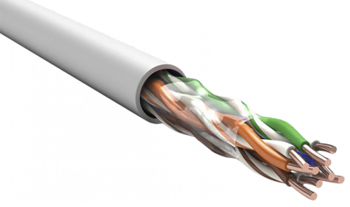 ITK Витая пара U/UTP 5E 4х2х0,52 нг(А)-FRLSLTx оранж. (305м) | код LC1-C5E04-197 | ITK by IEK