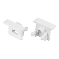 Заглушка SL-MINI-10-F WHITE с отверстием пластик (комплект) Arlight 049454