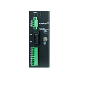 Преобразователь интерфейсов KOM200-1S-FC40-232/422-H1 302110007 1 100Base-FX single mode fiber port, FC connector, 1310nm, 40km, 1 RS232 serial port, 1 RS422 serial port, 100-240 | код 00-06150484 | Kyland