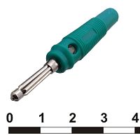 Штекер RUICHI 10-0076 зелёный, винтовое крепление | код 70025 | Ruichi