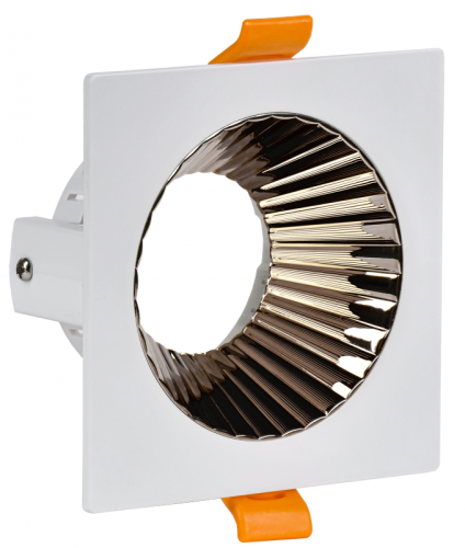 Светильник 4109 встр. поворотн. GU10 белый/шокол. пласт. IEK | код LT-UVB0-4109-GU10-1-K30 | IEK Светильник 4109 встр. поворотн. GU10 белый/шокол. пласт. IEK | код LT-UVB0-4109-GU10-1-K30 | IEK