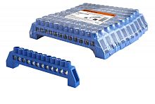 Шина N нулевая в изоляторе 6х9мм 12 групп никелированная TDM | код SQ0801-0320 | TDM