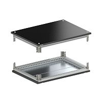 Крыша и основание RAL9005 с направляющими для корпусов CQE N, ШхГ 800х500 мм, комплект | код R5NKTB85 | DKC