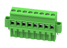 MC-RE5.0V06C-K Разъём гнездовой MC, шаг 5.0мм,6 конт. с винт.,зел., шт | код MC-RE5.0V06C-K | SUPU