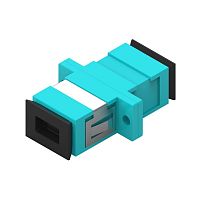 Адаптер оптический LANMASTER SC, OM3, симплексный | код LAN-SC-AM-OM3 | LANMASTER