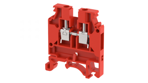 Клемма проходная винтовая 4 мм2, двухуровневая, на 4 подключения, красная KUDD4(R) | код 1103020002 | Elmex Клемма проходная винтовая 4 мм2, двухуровневая, на 4 подключения, красная KUDD4(R) | код 1103020002 | Elmex