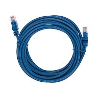 Патч-корд U/UTP, CAT 5e, RJ45-RJ45, 26AWG, LSZH, синий, 5м REXANT | код 02-0104-5 | REXANT