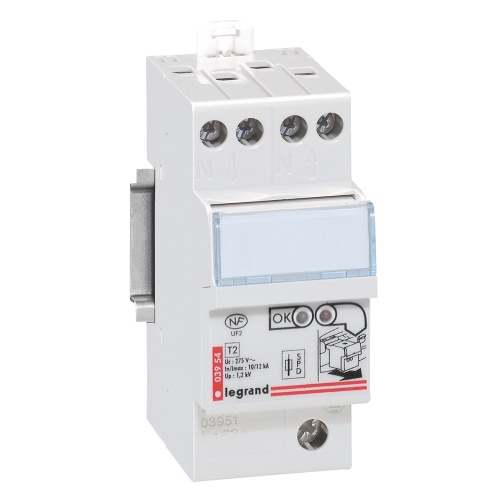 УЗИП с защитой от сверхтоков 12kA 1+1 | код 003951 | Legrand УЗИП с защитой от сверхтоков 12kA 1+1 | код 003951 | Legrand