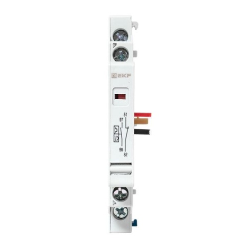 Контакт сигнализации аварийного отключения + вспомогательный контакт мгновенного действия АПД/GV2 АК-1001 1НО (авар.) + 1НЗ EKF apd-ad1001