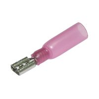 Клемма ножевая изолированная RUICHI FDD1.25-187(5) HST, красная | код 108159 | Ruichi