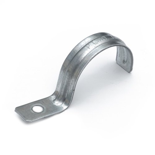 Скоба металлическая однолапковая усиленная противопожарная СМОУ d38-40 мм отв. d 6,5 мм (50шт/300шт уп/кор) Промрукав | код PR13.02429 | ПРОМРУКАВ