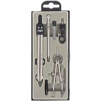 Готовальня профессиональная KOH-I-NOOR, 6 предметов, пластиковый пенал с европодвесом, 06902B0000TE | код 210460 | KOH-I-NOOR