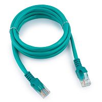 Патч-корд UTP Cablexpert PP12-1M/G кат.5e, 1м, литой, многожильный (зелёный) | код PP12-1M/G | Cablexpert