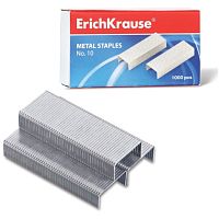Скобы для степлера №10, 1000 штук, ERICH KRAUSE, до 20 листов, 1188 | код 222347 | ERICH KRAUSE