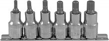 912706 Набор насадок торцевых 1/2DR с вставками-битами SPLINE на держателе, M5-M12, 6 предметов | код 912706 | Ombra