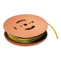 Трубка термоусаживаемая с клеевым слоем RUICHI, диаметр 3 мм, цвет желтый, 100 м | код 114848 | Ruichi