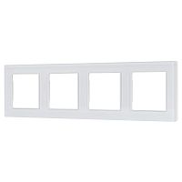 Рамка стеклянная FRM-GLARE-GS-4-WH Arlight 043802