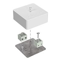 Коробка огнестойкая для кабель-канала 40-0450-FR6.0-4 Е15-Е120 RAL9003 75х75х30 (87 шт/кор) Промрукав | код 40-0450-FR6.0-4 | ПРОМРУКАВ