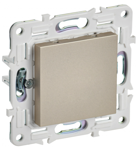 SKANDY Заглушка с суппортом SK-C01Sh шамп. IEK | код SK-PL10-K37 | IEK