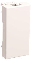 ЗК-00-01-П Заглушка на 1 модуль белая | код. CKK-40D-Z01-K01 | IEK