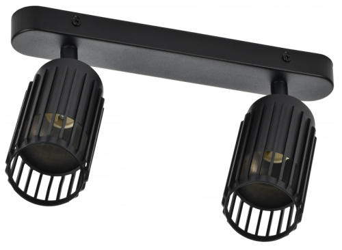 Светильник 4208 настенно-потолочн. 2хGU10 черный IEK | код LT-USB0-4208-GU10-2-K02 | IEK Светильник 4208 настенно-потолочн. 2хGU10 черный IEK | код LT-USB0-4208-GU10-2-K02 | IEK