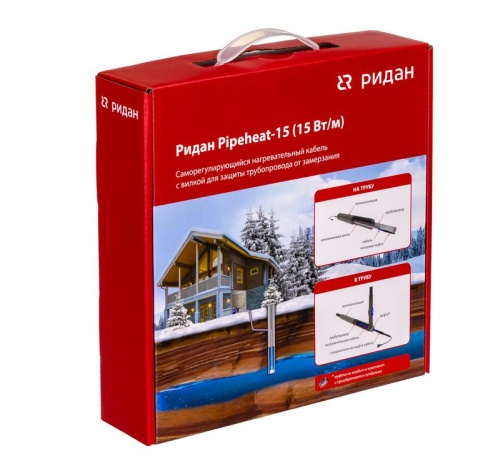 Кабель саморегулирующийся нагревательный Pipeheat-15 19 м 285 Вт с вилкой | код 21RT0808R | DEVI фото 4