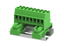 MC-PC5.08V12C-T Разъём штекерный MC, шаг 5.08мм,12 конт. для DIN-рейки,зел., шт | код MC-PC5.08V12C-T | SUPU