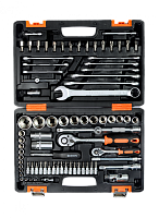 Набор инструментов АВТО, 1/2 , 1/4 , CrV, в кейсе 82 предм Вихрь, , Шт | код 73/6/7/6 | ВИХРЬ