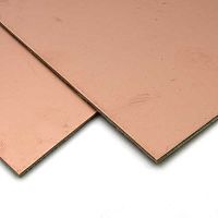 Текстолит RUICHI FR4-2 1.5 мм 50x100, фольгированные двухстороннее | код 86797 | Ruichi