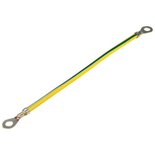 Провод заземляющий сечением 6 мм? длиной 150 мм (10 шт/уп) Промрукав | код PR08.3126 | ПРОМРУКАВ