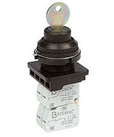 Переключатель управления ПЕ-201 исп.2, 1з+1р, 10А, 660В, замок на 2 положения 0 +90° (ключ в положении включено вынимается), IP40, переключатель управления (ЭТ) | код ET514797 | Электротехник