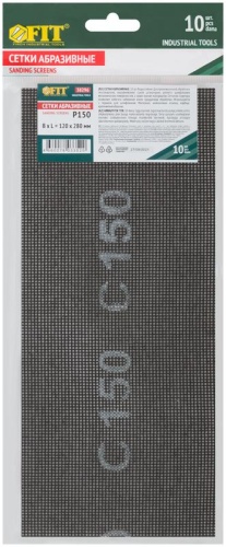 Сетки шлифовальные, нейлоновая основа, 120х280 мм, 10 шт Р 150 | код 38296 | FIT фото 3 Сетки шлифовальные, нейлоновая основа, 120х280 мм, 10 шт Р 150 | код 38296 | FIT фото 3