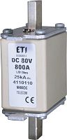 Предохранитель NH-00 80V DC 160A (с бойком) | код 004110101 | ETI