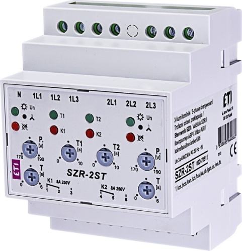 Реле автоматического включения резерва SZR-2ST | код 002471511 | ETI Реле автоматического включения резерва SZR-2ST | код 002471511 | ETI