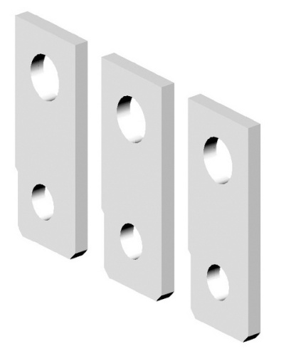 Шинн. переходник ZB2 S800-630/3 (прямые, 3 шт.) | код 004672320 | ETI Шинн. переходник ZB2 S800-630/3 (прямые, 3 шт.) | код 004672320 | ETI