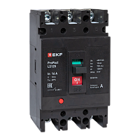 Автоматический выключатель LS125 18кА 3P 16А ProPact EKF | код mccb-125-18-3-16-ls | EKF