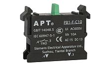 Блок-контакт 1NO, 6A 230VAC/24VDC, монтаж на адаптер, для PB1 серии | код PB1-F-C10 | АРТ