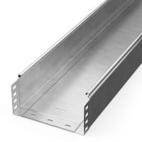 Лоток неперфорированный Стандарт INOX (AISI 304) 200х100х3000 (0,8 мм) (3 м/уп) Промрукав | код PR16.2313 | ПРОМРУКАВ