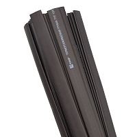 Термоусаживаемая трубка ТУТ нг 60/30 черная в отрезках по 1м PROxima | код tut-60-b-1m | EKF