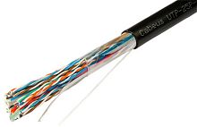 Cabeus UTP-25P-Cat.5-OUT Кабель витая пара UTP (U/UTP), категория 5, 25 пар (24 AWG), одножильный (solid), для внешней прокладки, UV PE | код 7467c | Cabeus