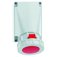 Розетка настенная 63A, 4р(3P+PE), 6h, 400V, IP67, Bals 1161 | код 1161 | Bals