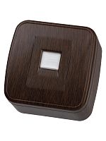 Розетка компьютерная (RJ-45) открытой установки IP20, венге Дача Народная | код SQ1824-0071 | TDM НАРОДНЫЙ