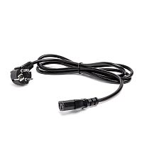 Шнур питания C13-Schuko угловая, 220В, 10А, черный, 2 метра | код LAN-PP13/SHA-2.0-BK | LANMASTER