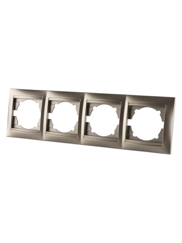 Рамка 4-х постовая горизонтальная бронза Лама TDM | код SQ1815-0732 | TDM Рамка 4-х постовая горизонтальная бронза Лама TDM | код SQ1815-0732 | TDM