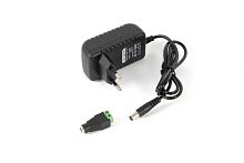 Mollusk-VRK 12/1 источник питания 12В, 1А. Сетевой диапазон 110-245В встр. вилка | код 8830 | БАСТИОН