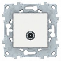 Розетка TV UNICA NEW, проходная, белый | код. NU546318 | Schneider Electric