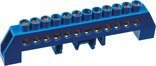 Шина нулевая на DIN-изоляторе тип Стойка NBB-I812-12DP/B | код 71189 | Navigator Group