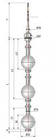 Датчик уровня поплавковый ПДУ-3.3.1300.450.150.К/5 | код 135278 | ОВЕН